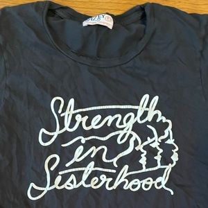Dazed LA L strength in sister hood shirt